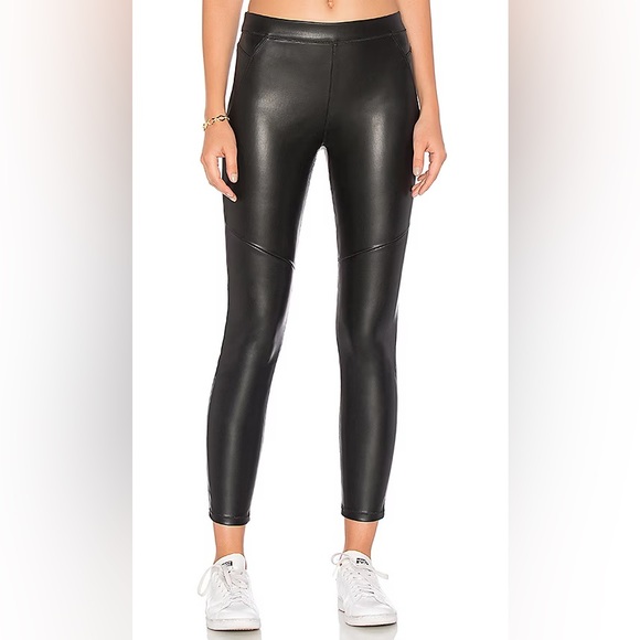Free People Pants - Free People Vegan Leather Black Legging NWOT